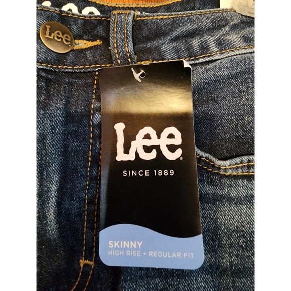 NWT Lee Riders Women Heritage High Rise Skinny Ankle Jean Vintage 6M NOS Berlin - Picture 3 of 5